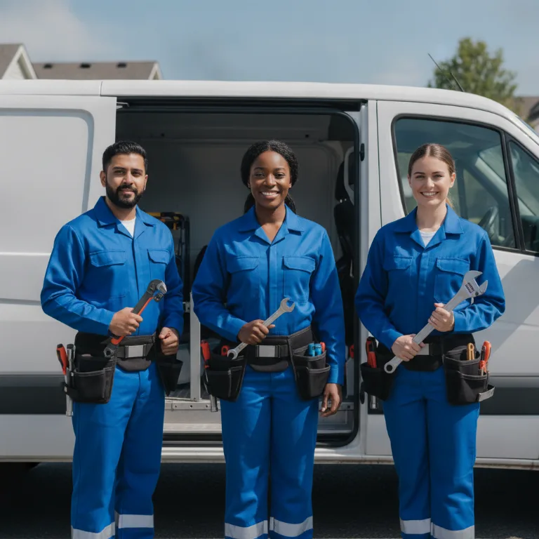 Plumber team in University of Texas